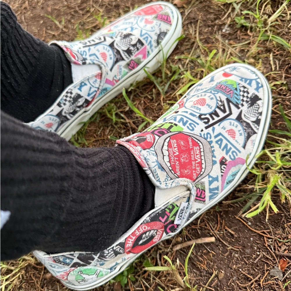 Vans Multicolor Graphic Slip-Ons - Picture 2 of 6